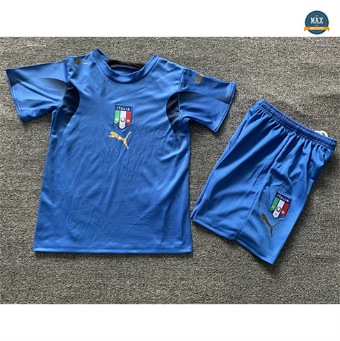 Max Maillots Retro 2006 Italie Enfant Domicile