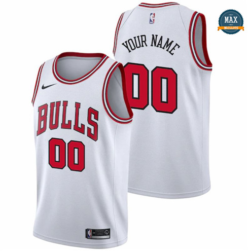 Max Maillots Custom, Chicago Bulls - Association