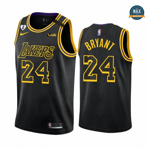 Max Maillots Kobe Bryant, Los Angeles Lakers 'Black Mamba'