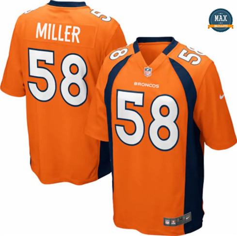Max Maillots Van Miller, Denver Broncos - Orange