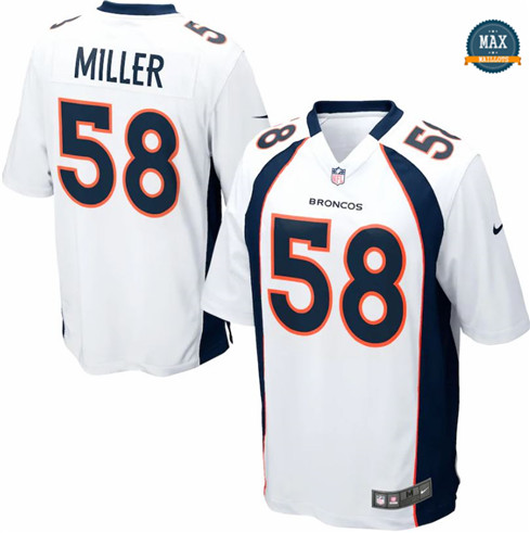 Max Maillots Van Miller, Denver Broncos - White