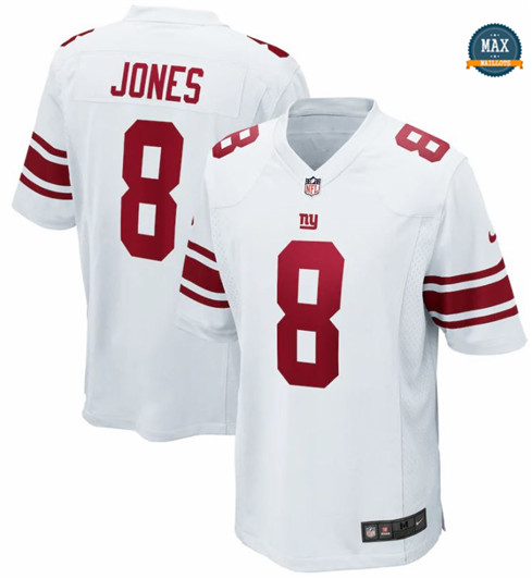 Max Maillots Daniel Jones, New York Giants - White