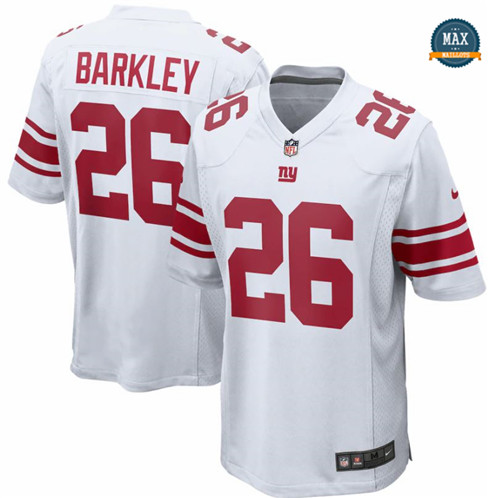 Max Maillots Saquon Barkley, New York Giants - White