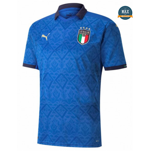 Player Version 2020 Italy Home Soccer Jersey Shirt Slim