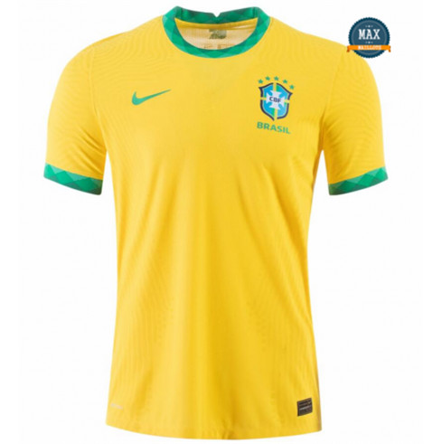 Player Version 2020 Brazil Home Jersey Shirt Slim