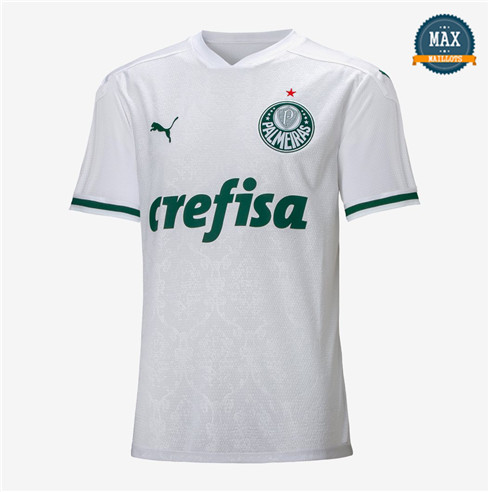 Max Maillot Palmeiras Exterieur 2020/21 Blanc