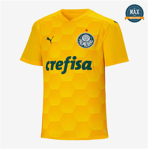 Max Maillot Palmeiras Domicile 2020/21 Gardien de but Jaune