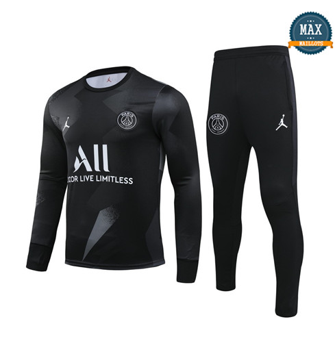 Max Survetement PSG Jordan 2019/20 Gris/Noir Rayon