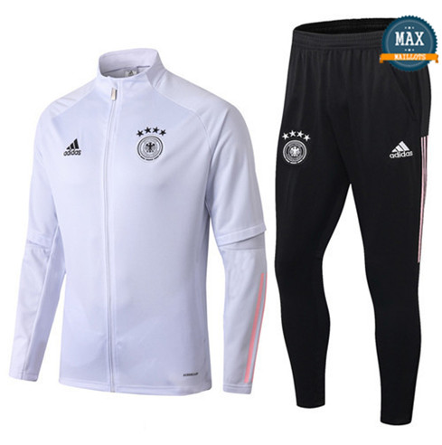 Max Veste Survetement Allemagne 2019/20 Blanc