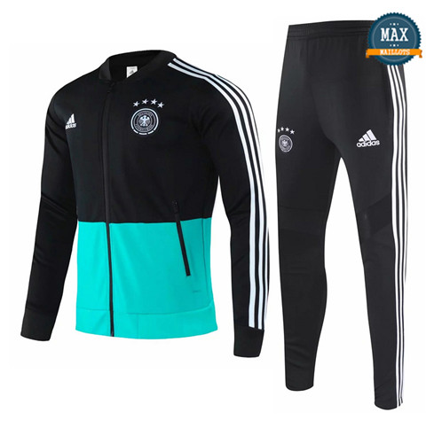 Max Veste Survetement Allemagne 2020/21 Noir/Vert