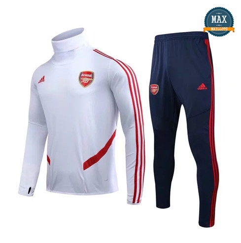 Max Survetement Arsenal 2019/20 Blanc/Rouge