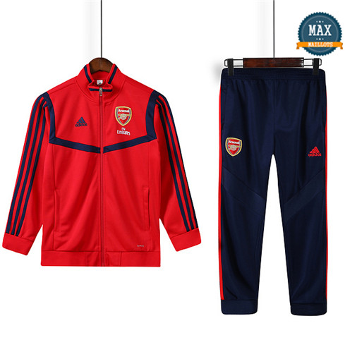 Max Veste Survetement Enfant Arsenal 2019/20 Rouge