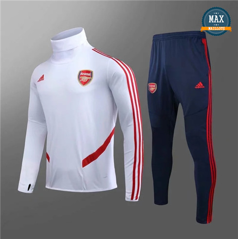 Max Survetement Enfant Arsenal 2019/20 Blanc/Rouge