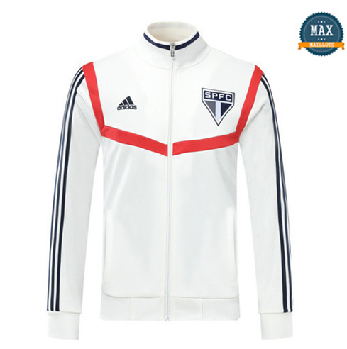 Max Veste São Paulo 2019/20 Blanc/Rouge