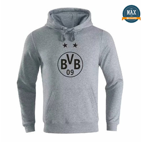Max Sweat à capuche Borussia Dortmund 2019/20 Gris