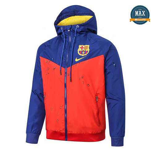 Coupe vent - Veste Barcelone 2019/20 Rouge/Bleu