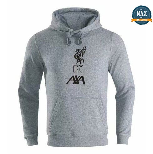 Max Sweat à capuche Liverpool 2019/20 Gris