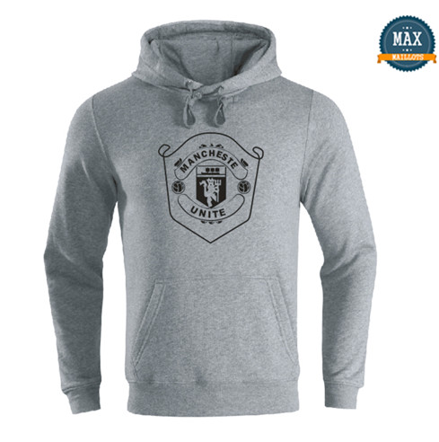 Max Sweat à capuche Manchester United 2019/20 Gris