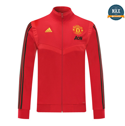 Max Veste Manchester United 2019/20 Rouge/Noir