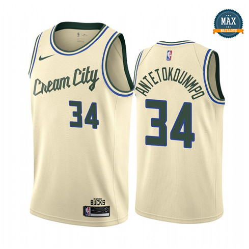 Max Giannis Antetokounmpo, Milwaukee Bucks 2019/20 - City Edition