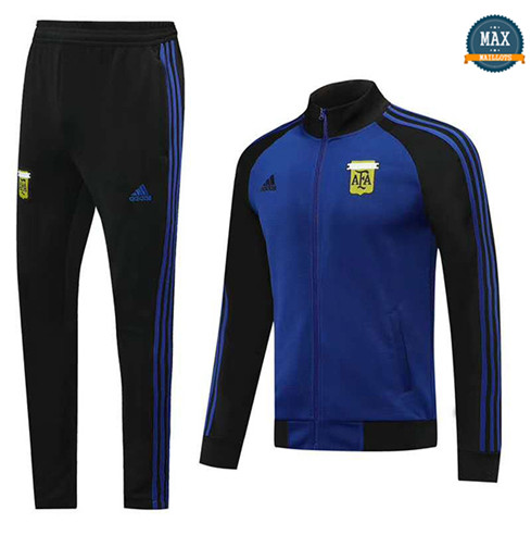 Max Veste Survetement Argentine 2020/21 Bleu/Noir