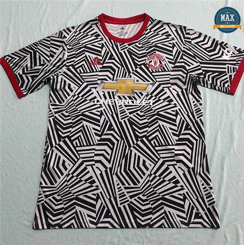 Max Maillot Manchester United pre-match 2020/21 Noir/Blanc