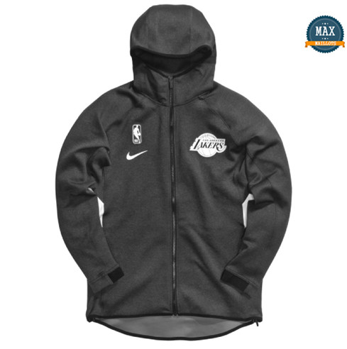 Max Maillots Chaqueta con capucha Los Angeles Lakers - Noir fiable