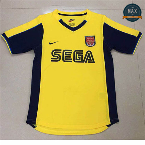 Max Maillots Rétro 2002 Arsenal Exterieur