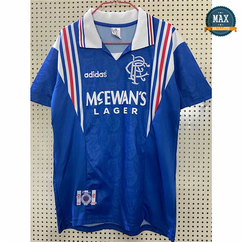 Max Maillots Rétro 1996-97 Rangers Domicile