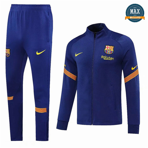 Max Veste Survetement Barcelone 2020 Bleu Marine