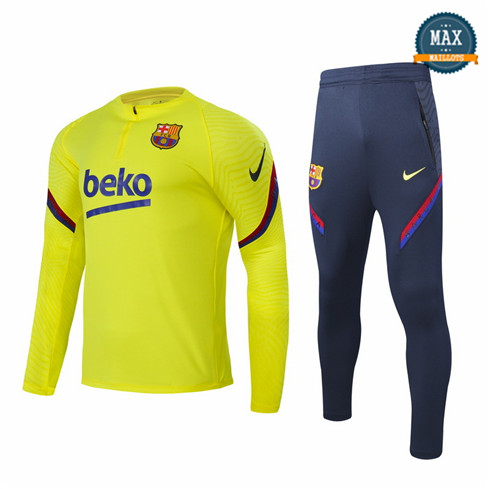 Max Survetement Barcelone 2020 Jaune