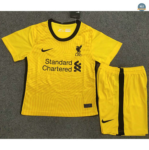 Max Maillot Liverpool Enfant Gardien de But Jaune 2020