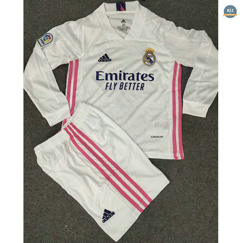 Max Maillots Real Madrid Enfant Domicile Manche Longue 2020