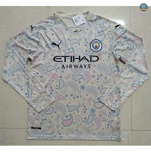 Max Maillots Manchester City Third Manche Longue 2020