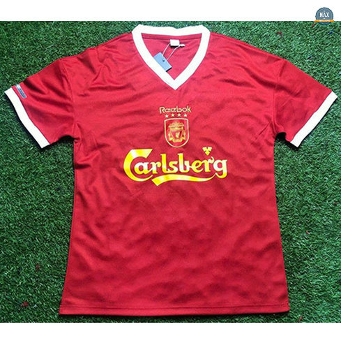 Max Maillots Retro 2000-01 Liverpool Domicile