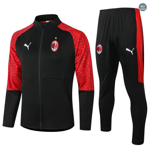 MaxVeste Survetement AC Milan 2020 Noir