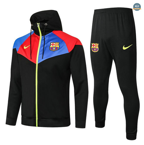 MaxVeste Survetement à Capuche Barcelone 2020 Noir