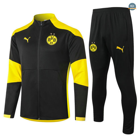 MaxVeste Survetement Borussia Dortmund 2020 Noir