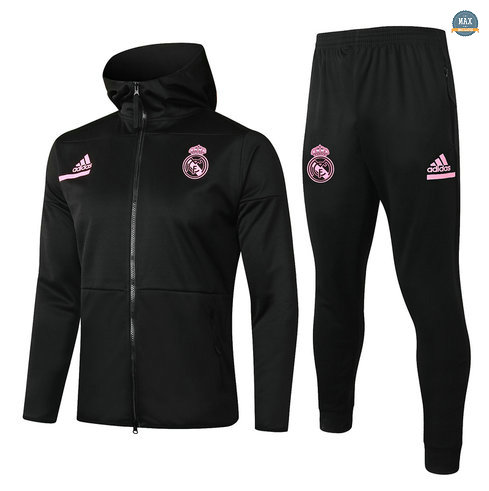 MaxVeste Survetement Enfant à Capuche Real Madrid 2020 Noir