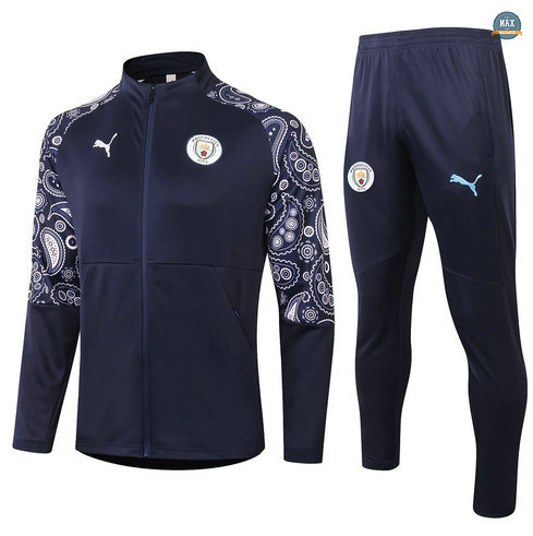 MaxVeste Survetement Manchester City 2020 Bleu Marine