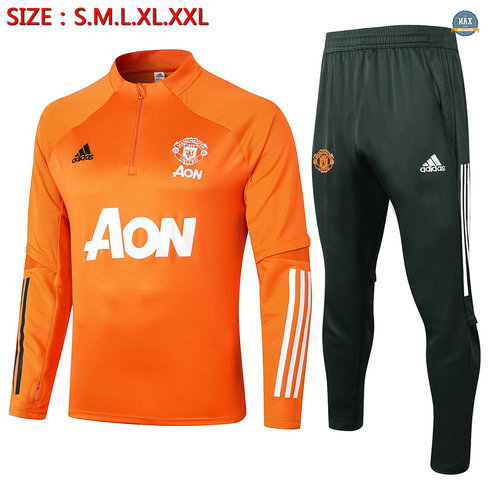 MaxSurvetement Manchester United 2020 Orange