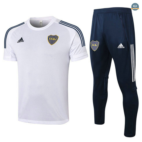 MaxBoca Juniors + Pantalon 2020/21 Training Blanc