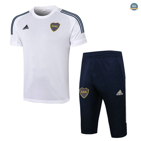 MaxBoca Juniors + Pantalon 3/4 2020/21 Training Blanc