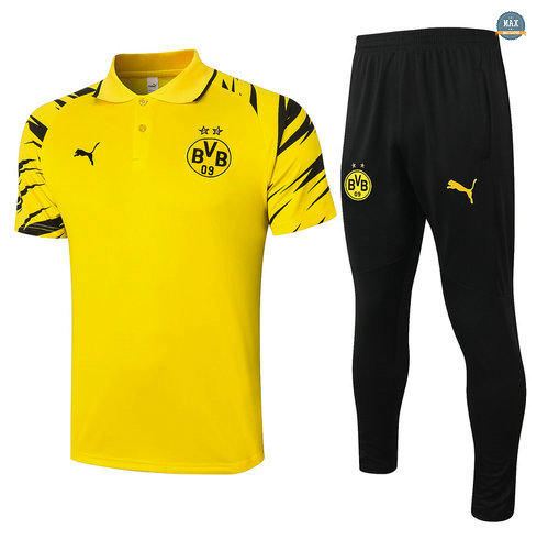 MaxBorussia Dortmund POLO + Pantalon 2020/21 Training Jaune