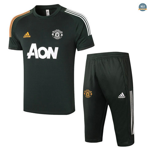 MaxManchester United + Pantalon 2020/21 Training Armée verte