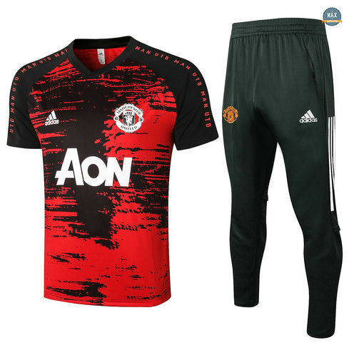 MaxManchester United + Pantalon 2020/21 Training Rouge