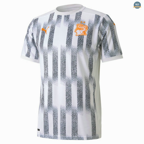 Max Maillots Côte d'Ivoire Exterieur Blanc 2020/21