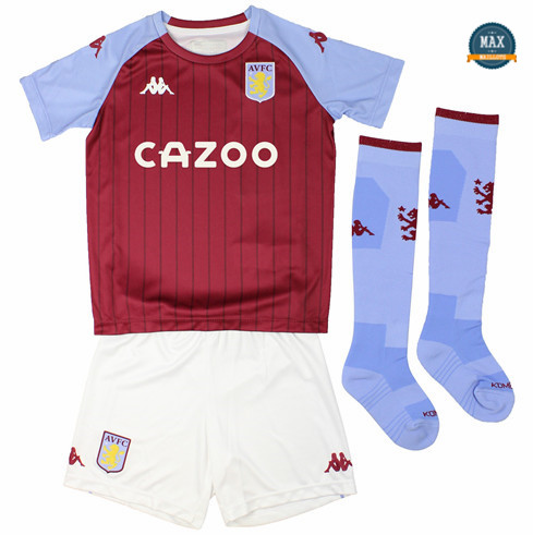 Max Maillot Aston Villa Enfant Domicile 2020/21