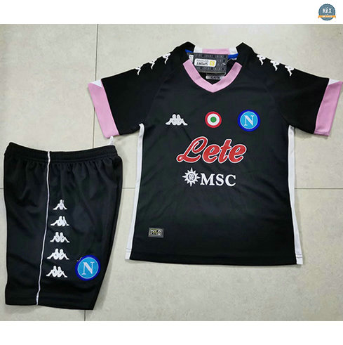 Max Maillots Naples Enfant Third Noir 2020/21