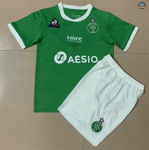 Max Maillot Saint Etienne Enfant Domicile 2020/21